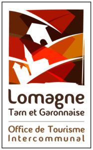 logo office de tourisme de la Lomagne partenaire du gîte Le petit Campet